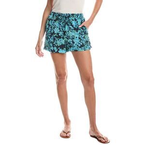 Cece Womens  Elastic Waist Pull-On Short, Navy